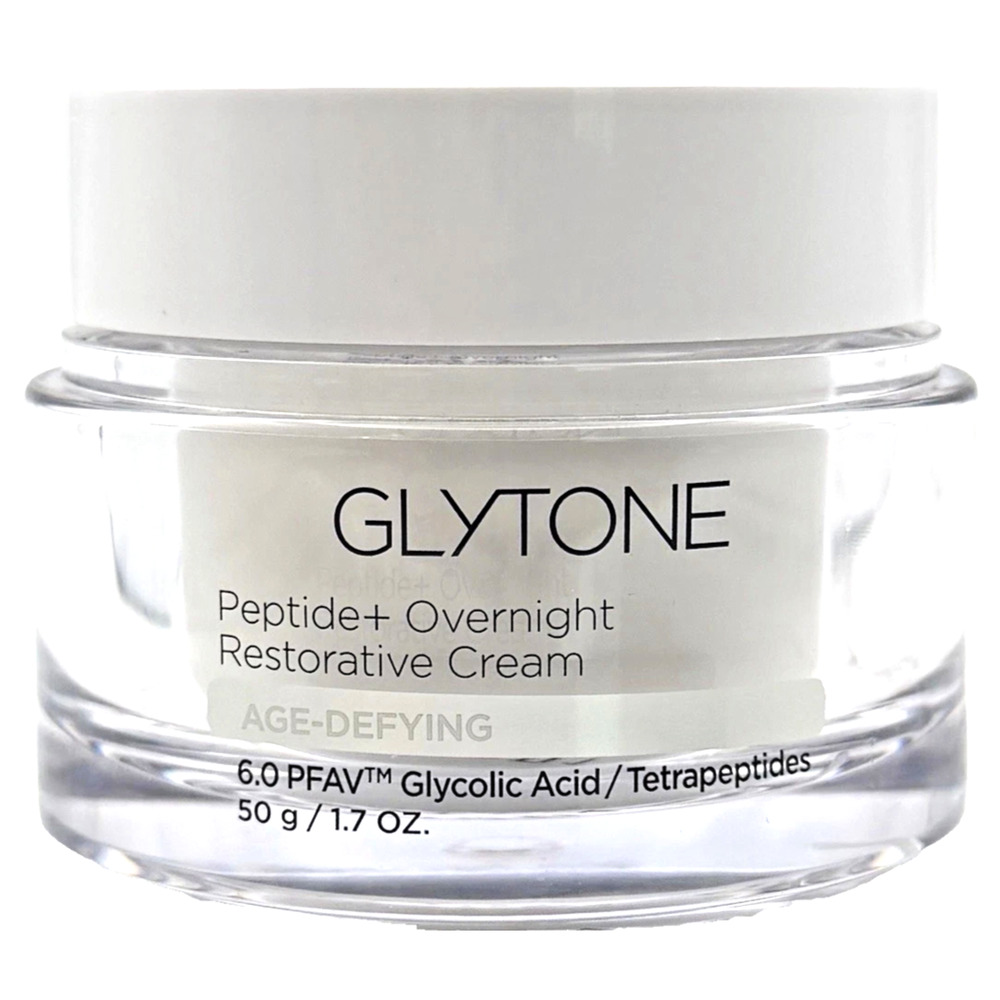 Glytone Peptide+ Overnight Restorative Cream 1.7oz Age Defying Glycolic Acid NEW